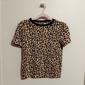 Leopard Print Women Top